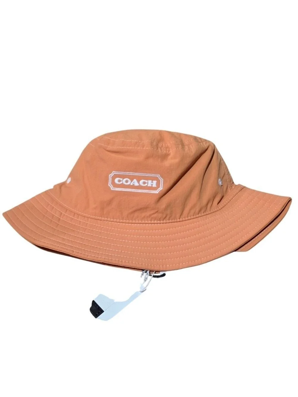 COACH BUCKET HAT WITH COACH PATCH IN COLOR FADED ORANGE
